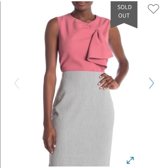 Ted Baker sculpted bow sleeveless top - Picture 5 of 10